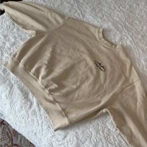 Anine Bing Cream Sweatshirt